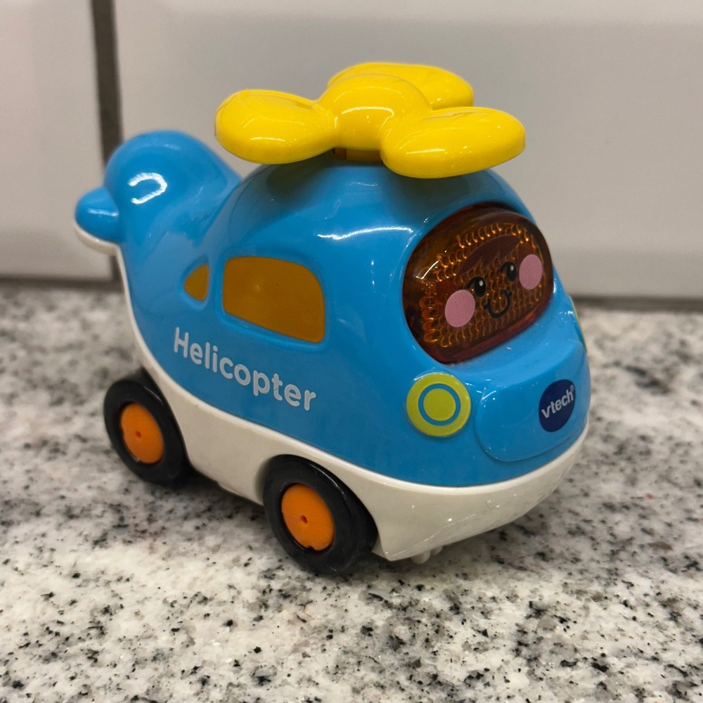 VTech Toddler Helicopter Go Go Smart Wheels Light Up‎ Sound Interactive Learning